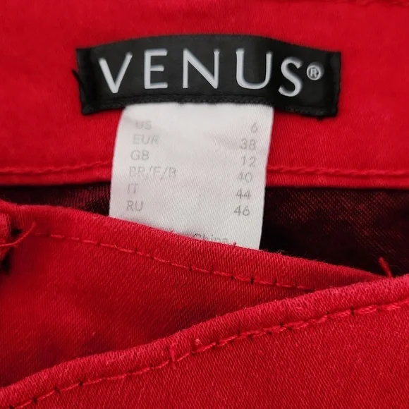 Venus Women's Red Skinny Jeans - Picture 6 of 6